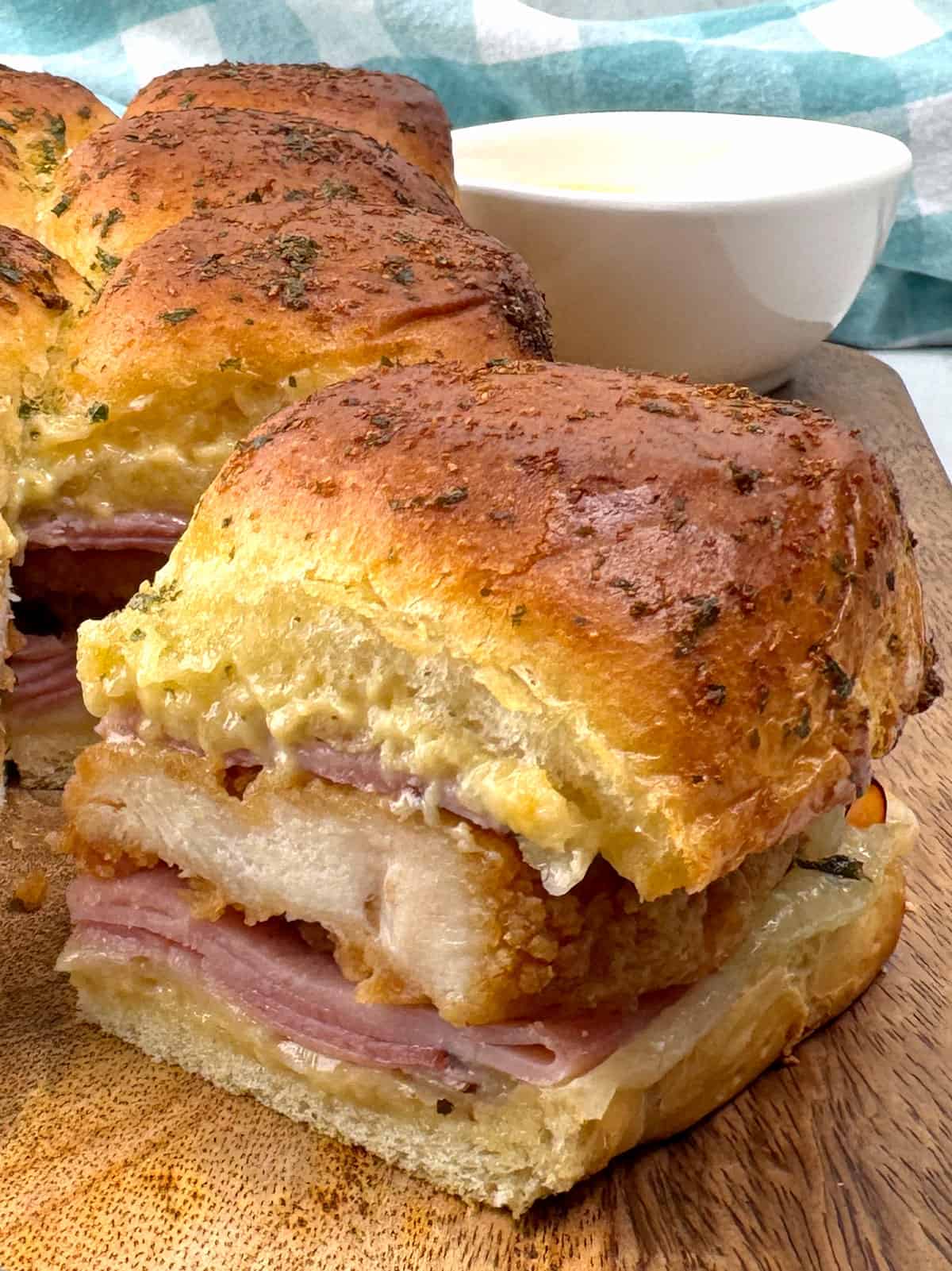 Chicken Cordon Bleu Sliders