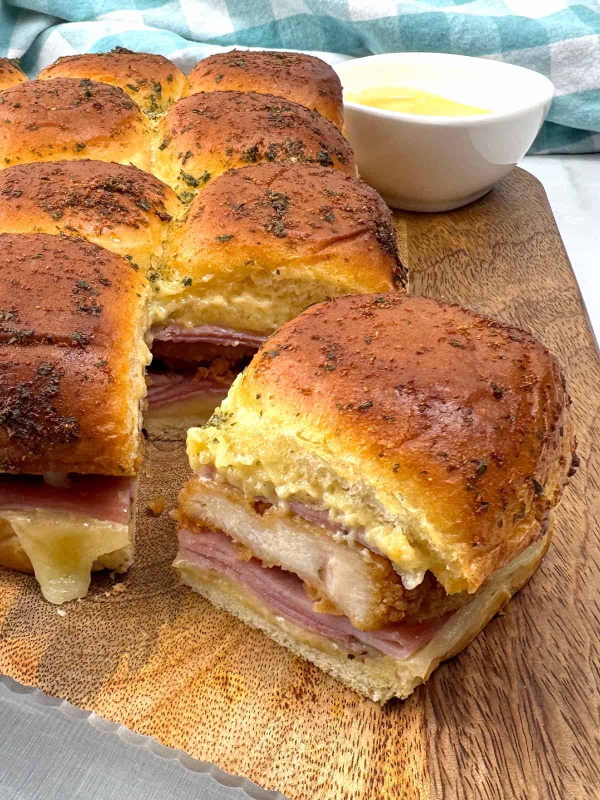 Chicken Cordon Bleu Sliders