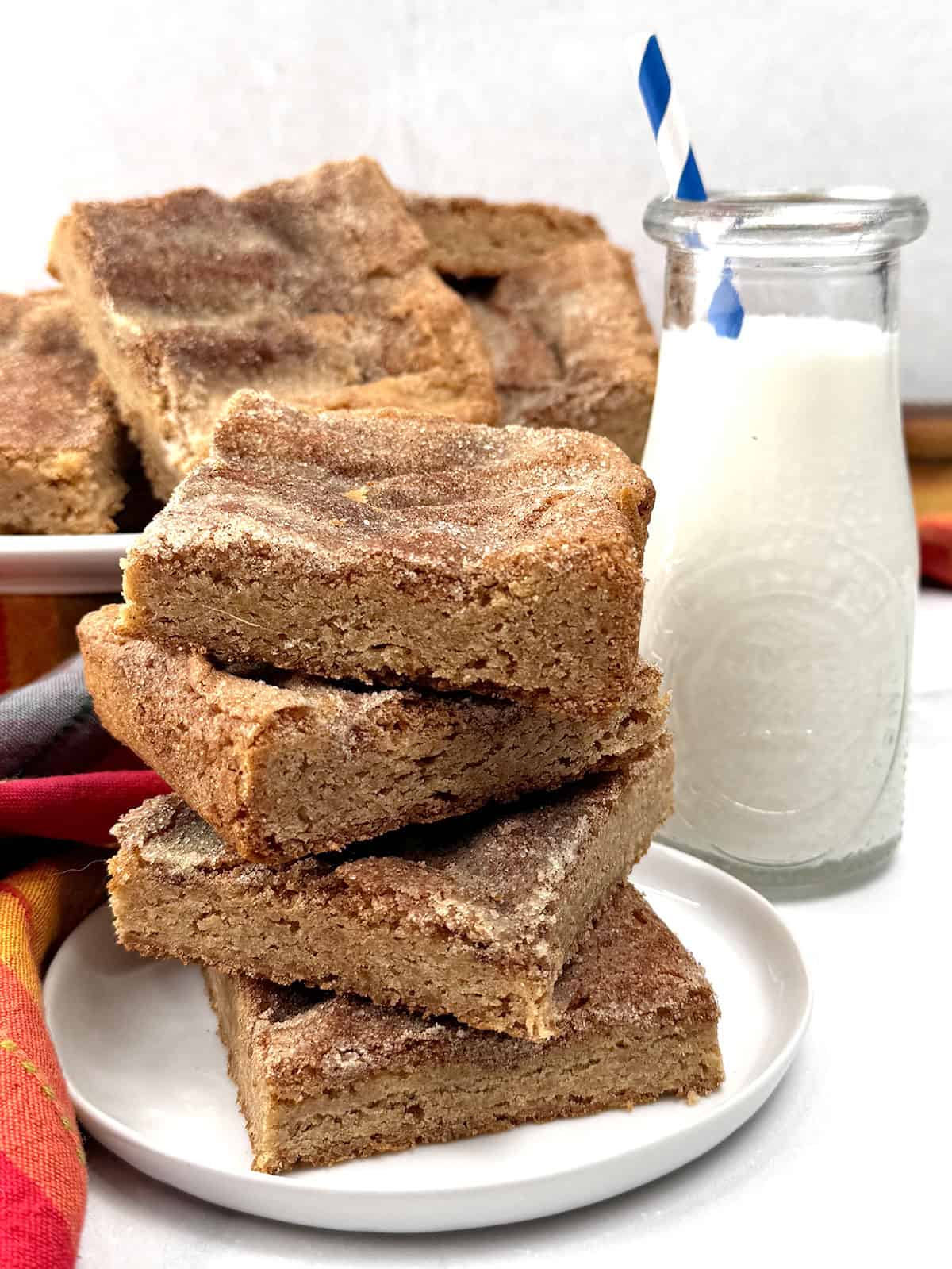 Cinnamon Sugar Churro Blondies