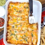 Easy Taquito Casserole with Beans & Rice