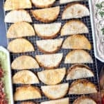 Mini Oven-Baked Crispy Beef & Bean Tacos