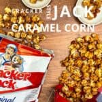 Cracker jacks-style caramel corn.