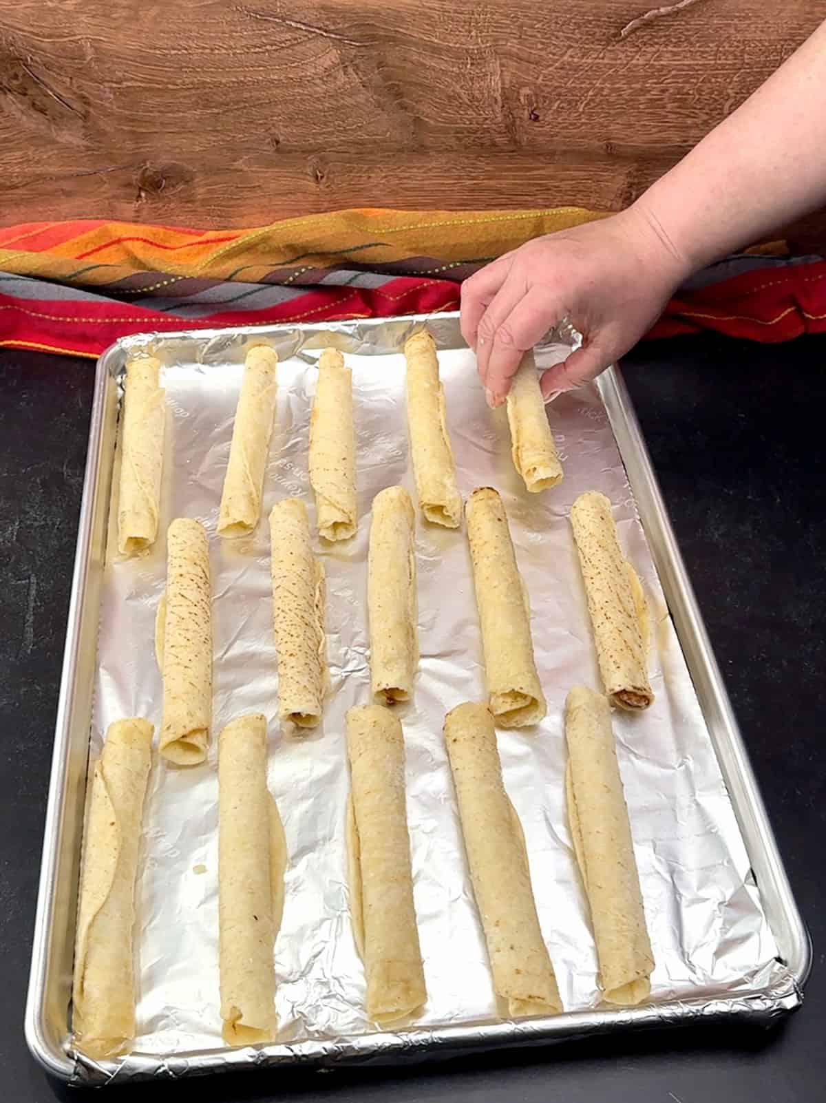 baking frozen taquitos