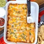 Easy Taquito Casserole with Beans & Rice