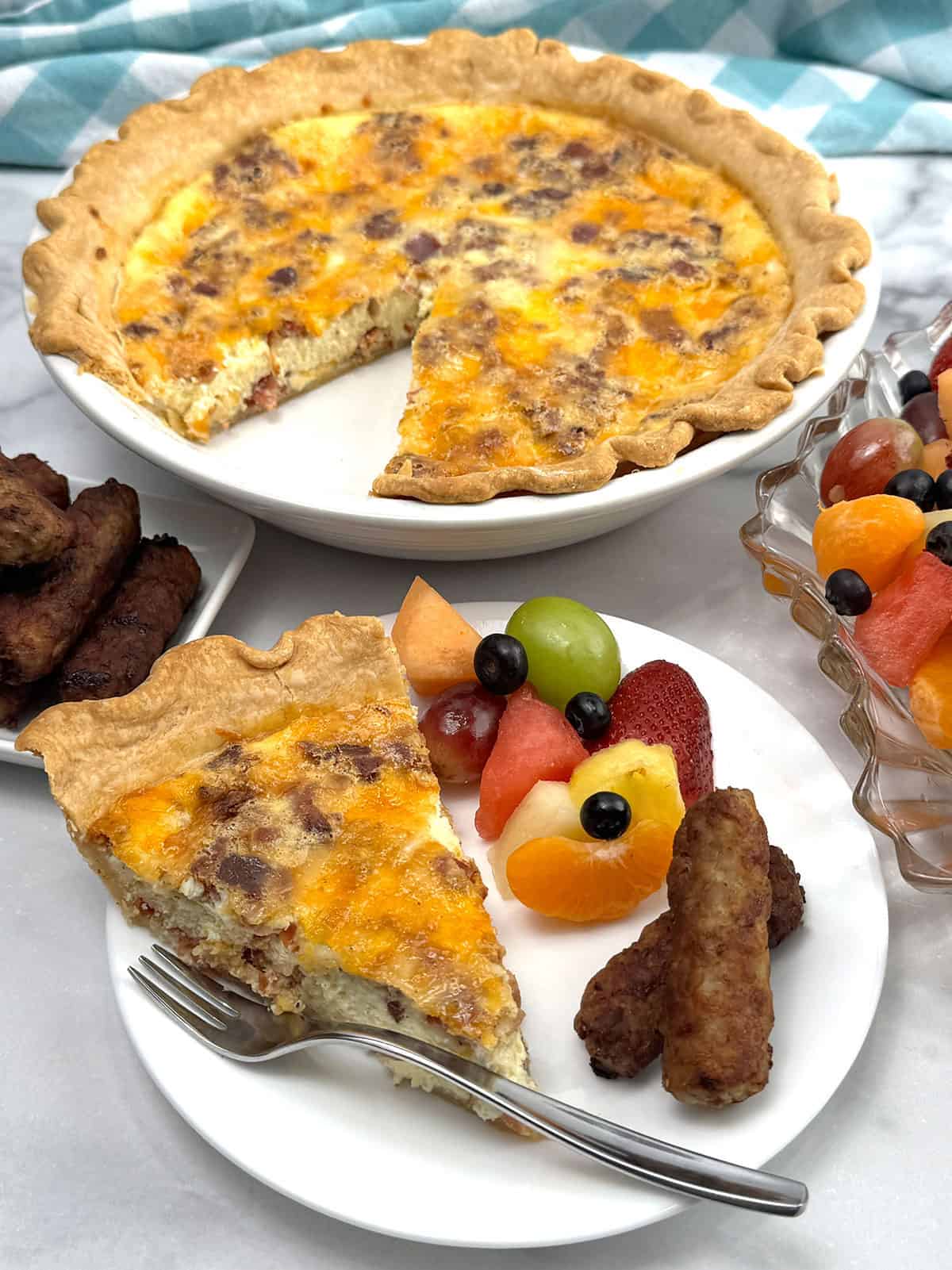 Easy Bacon and Cheese Quiche