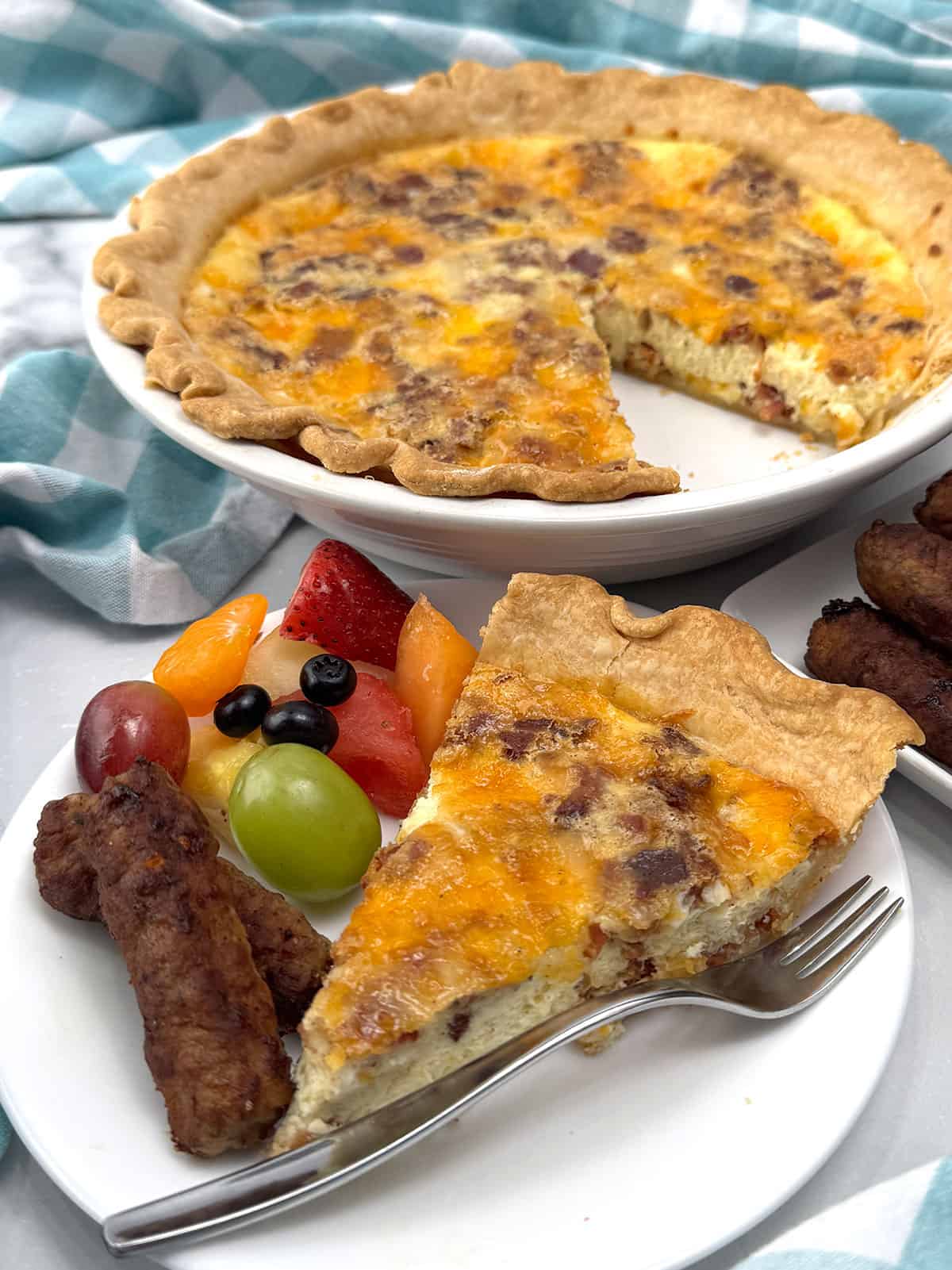 Easy Bacon and Cheese Quiche