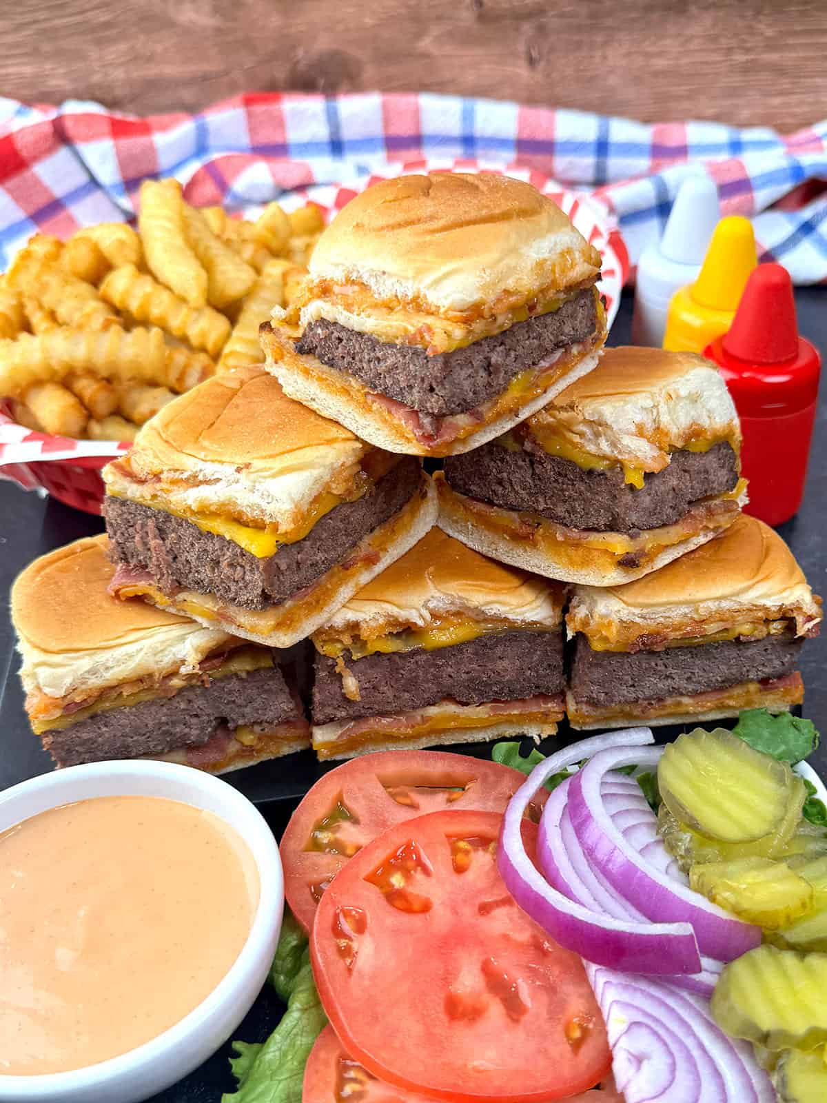 Bacon Cheeseburger Sliders