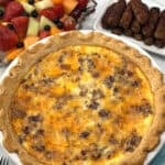 Easy Bacon and Cheese Quiche