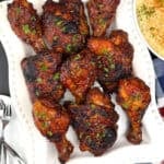 Oven Baked BBQ Chicken Legs & Thighs