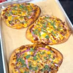Easy Barbecue Chicken Flatbread Pizzas