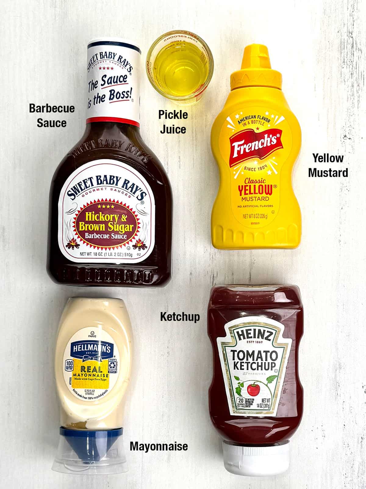 ingredients for burger sauce