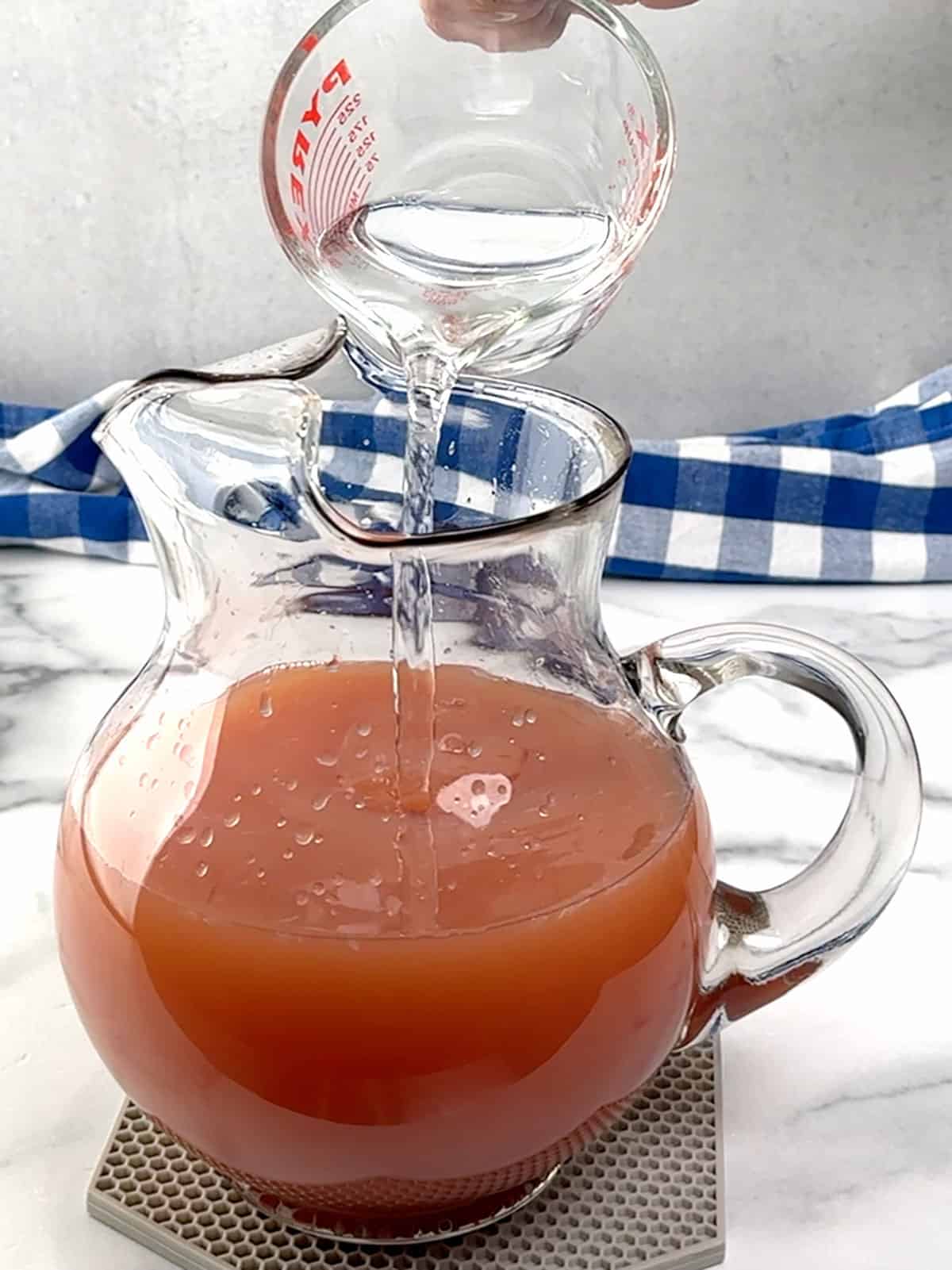 adding club soda