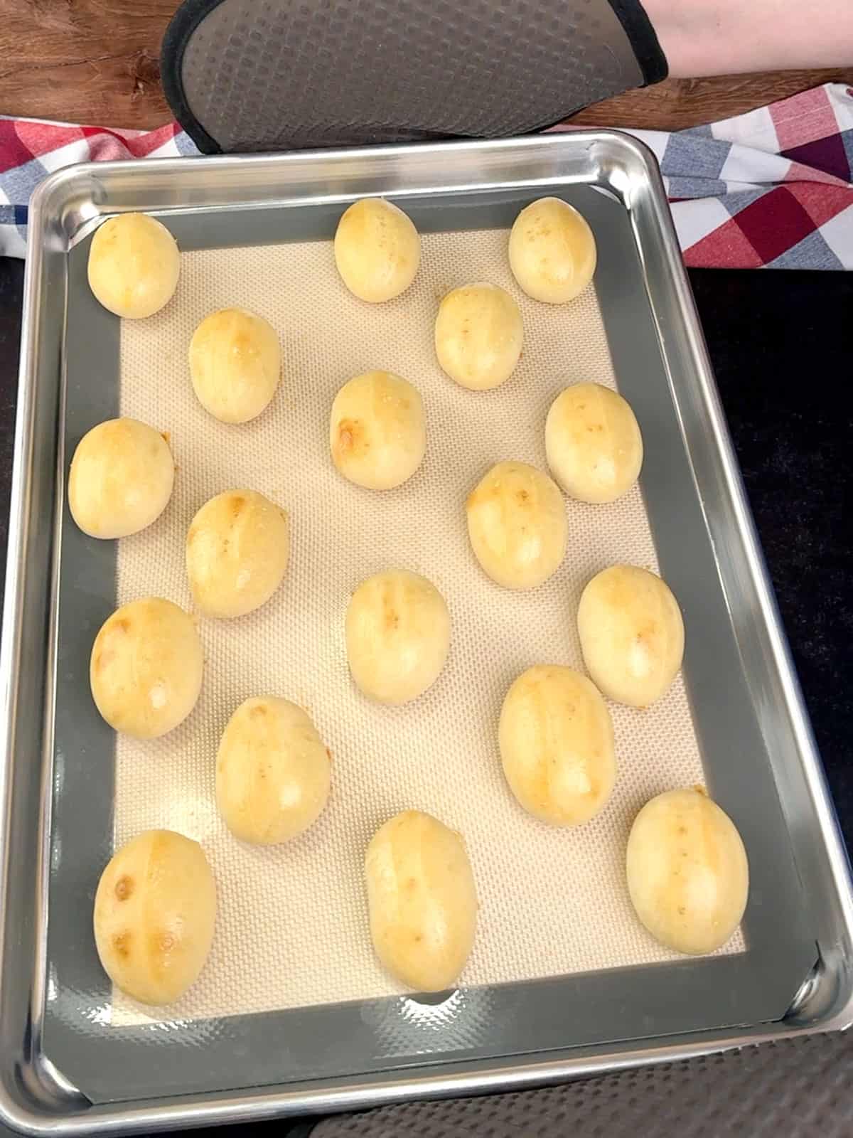 buns out of oven