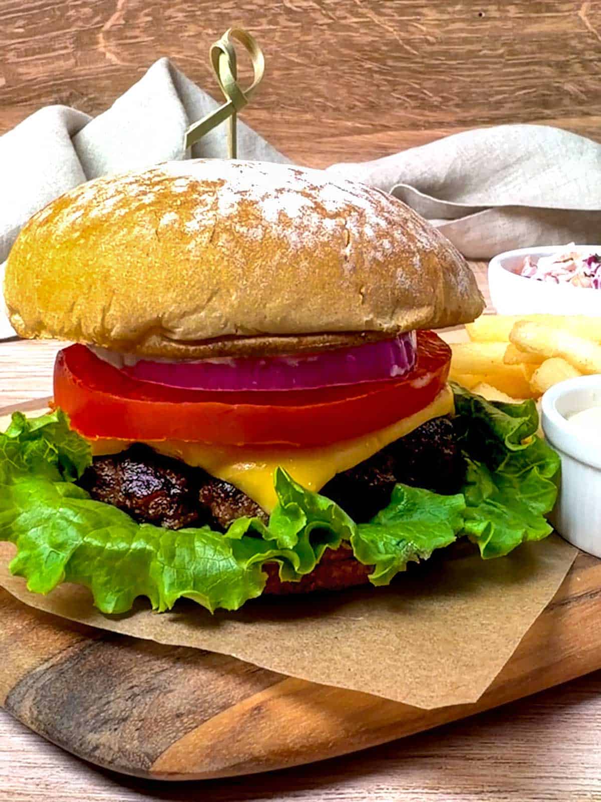 Julia-inspired Bistro Burger.