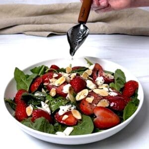 Spinach strawberry salad.
