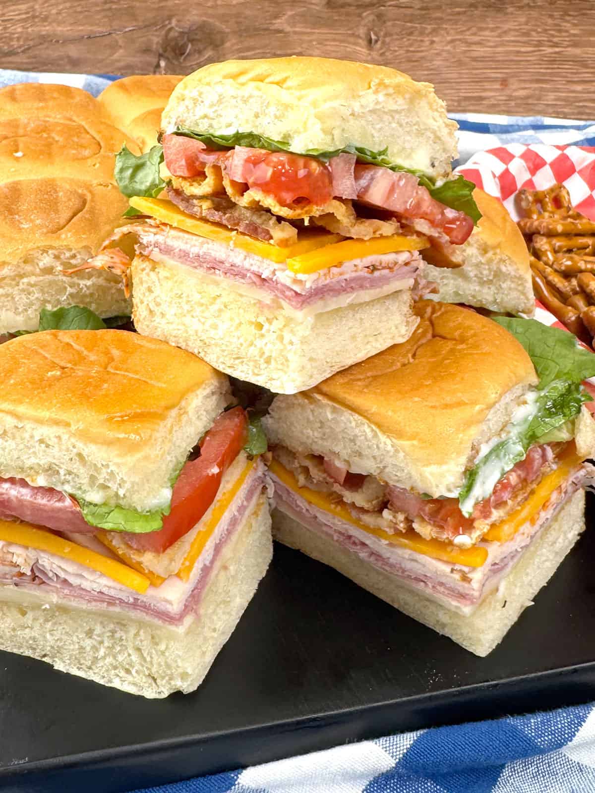 Easy Club Sandwich Sliders