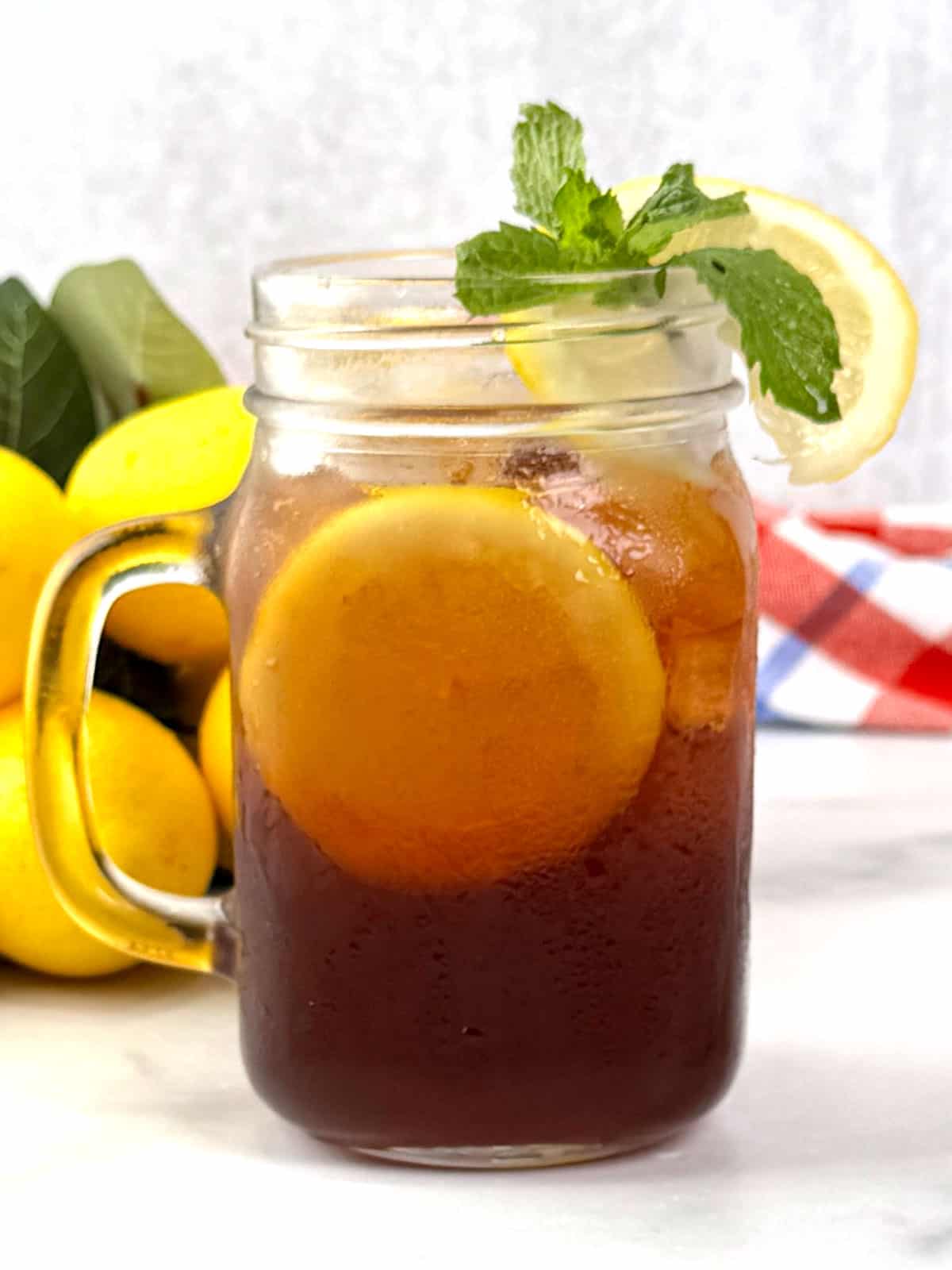 serving Classic Southern Sweet Tea