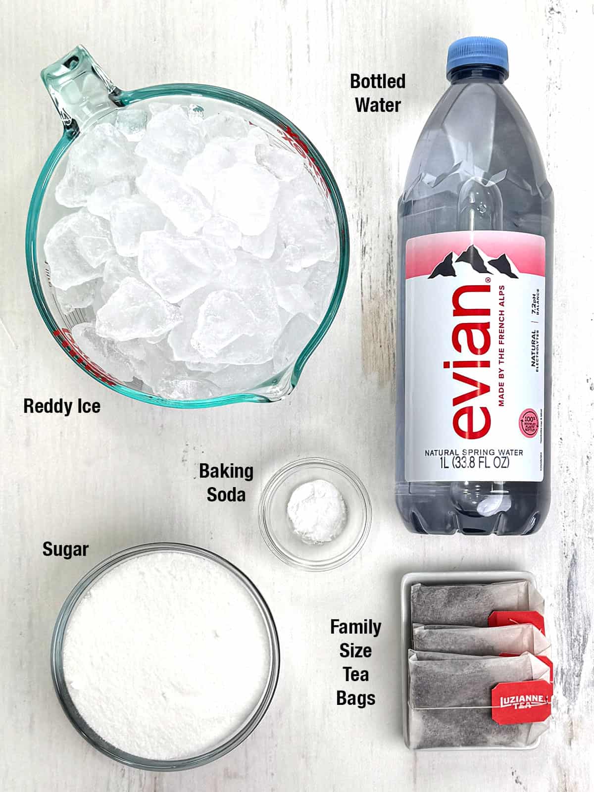 Ingredients for Classic Southern Sweet Tea