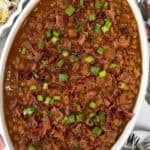 Easy Homemade Crockpot Baked Beans with Bacon