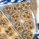 Thick and Chewy Peanut Butter Chocolate Chip Cookies