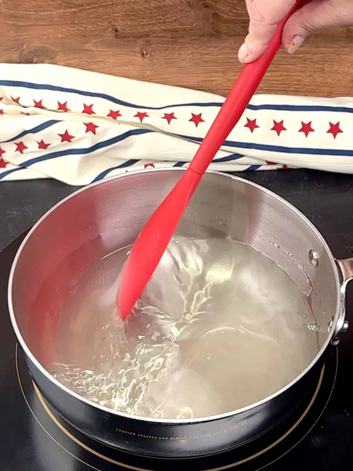making simple syrup