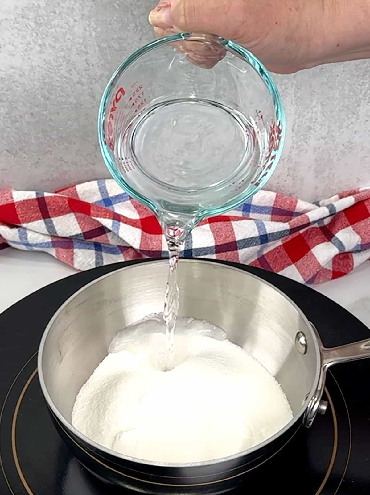 making simple syrup