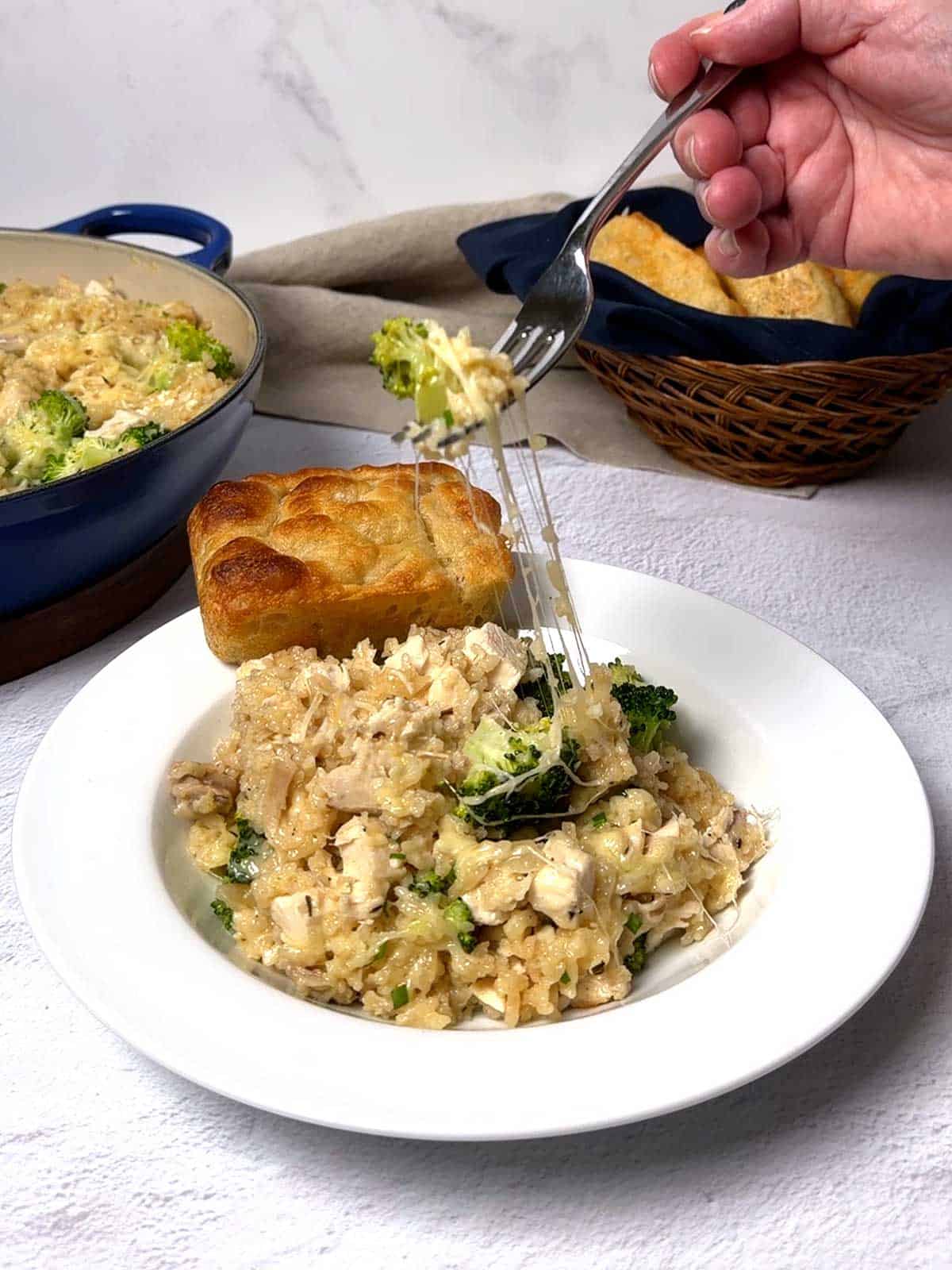 One-Pan Chicken and Rice Skillet.