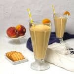 Peach smoothies.