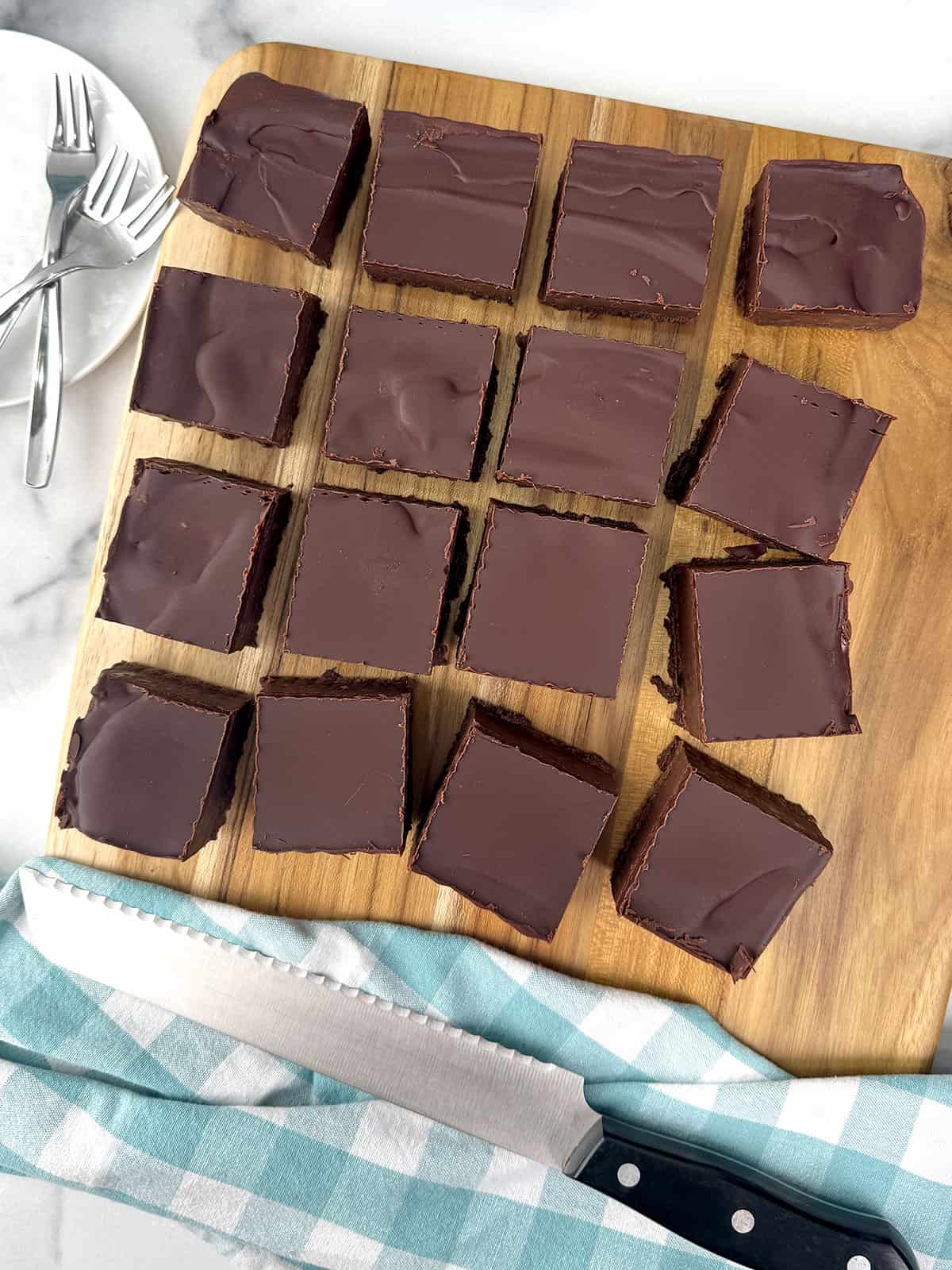 Easy No-Bake Fudgy Chocolate Squares