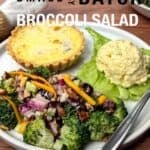 Small-Batch broccoli salad