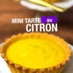 Mini tarte au citron.