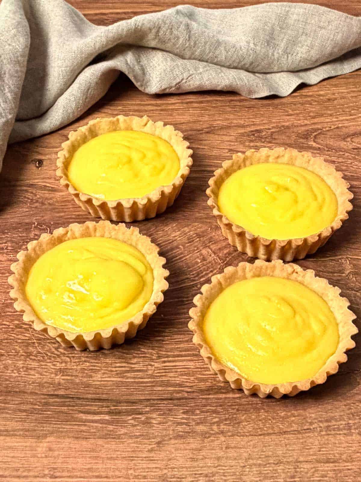 Mini tarte au citron.