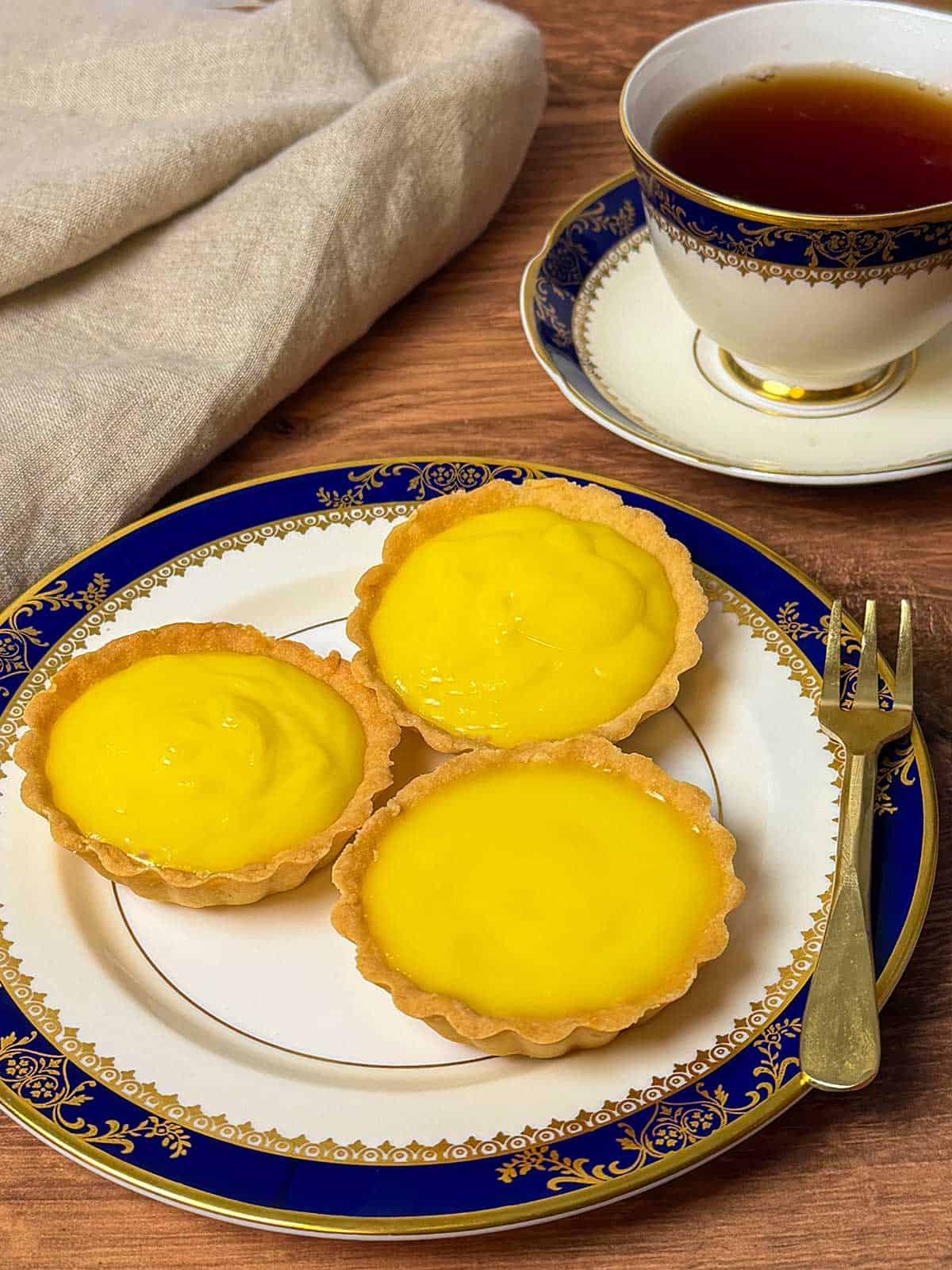 Mini tarts for tea.