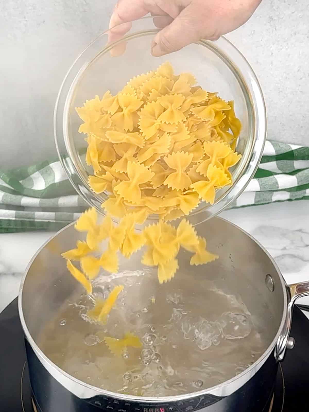 cooking pasta