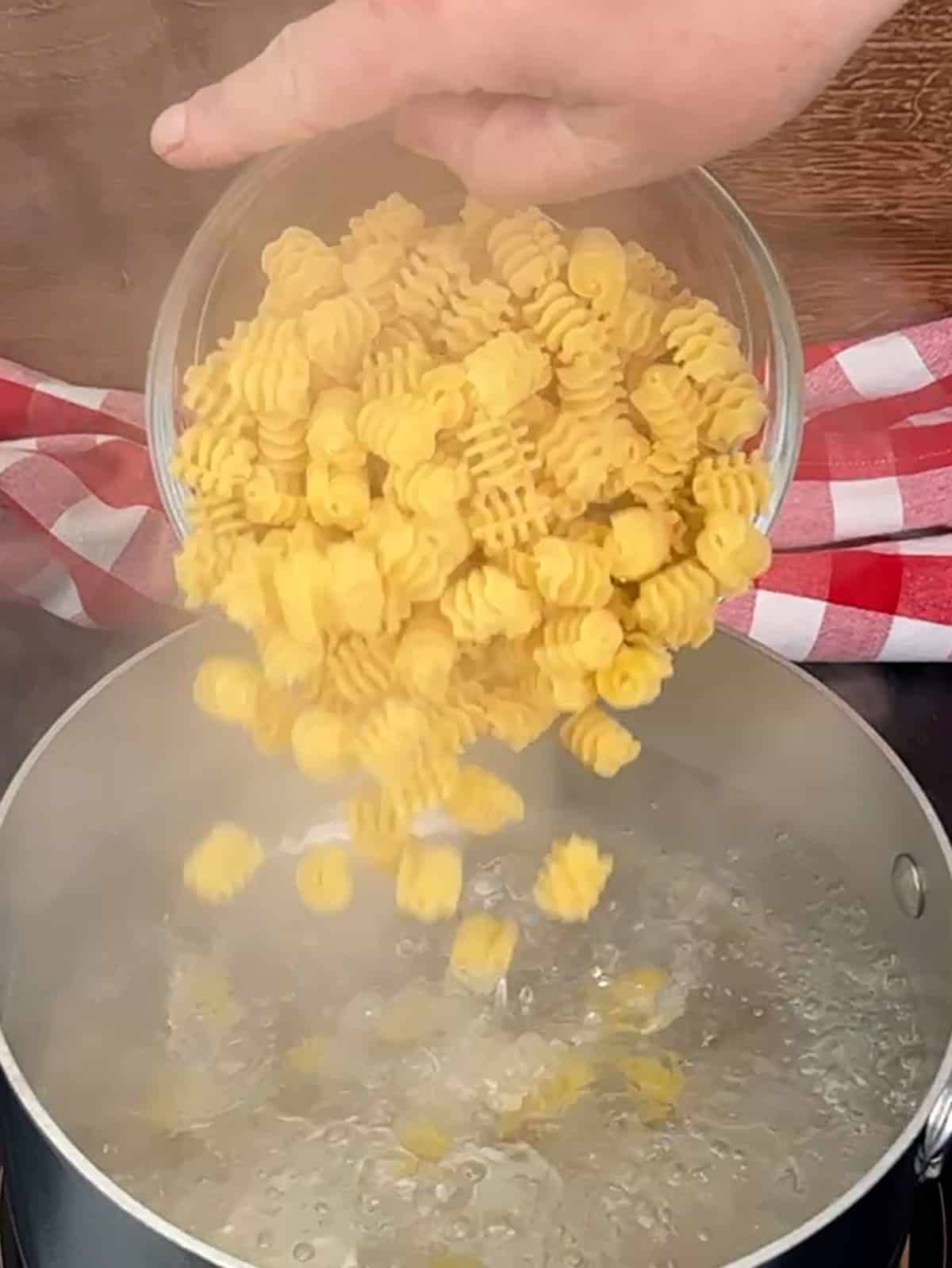 cooking pasta