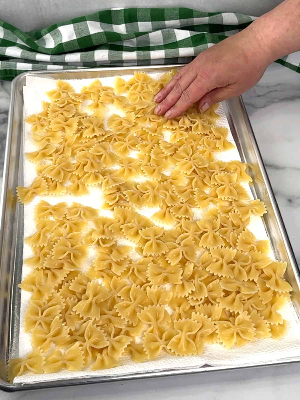 drying pasta