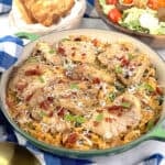 Easy Easy One-Pan Tuscan Chicken Thighs with Orzo
