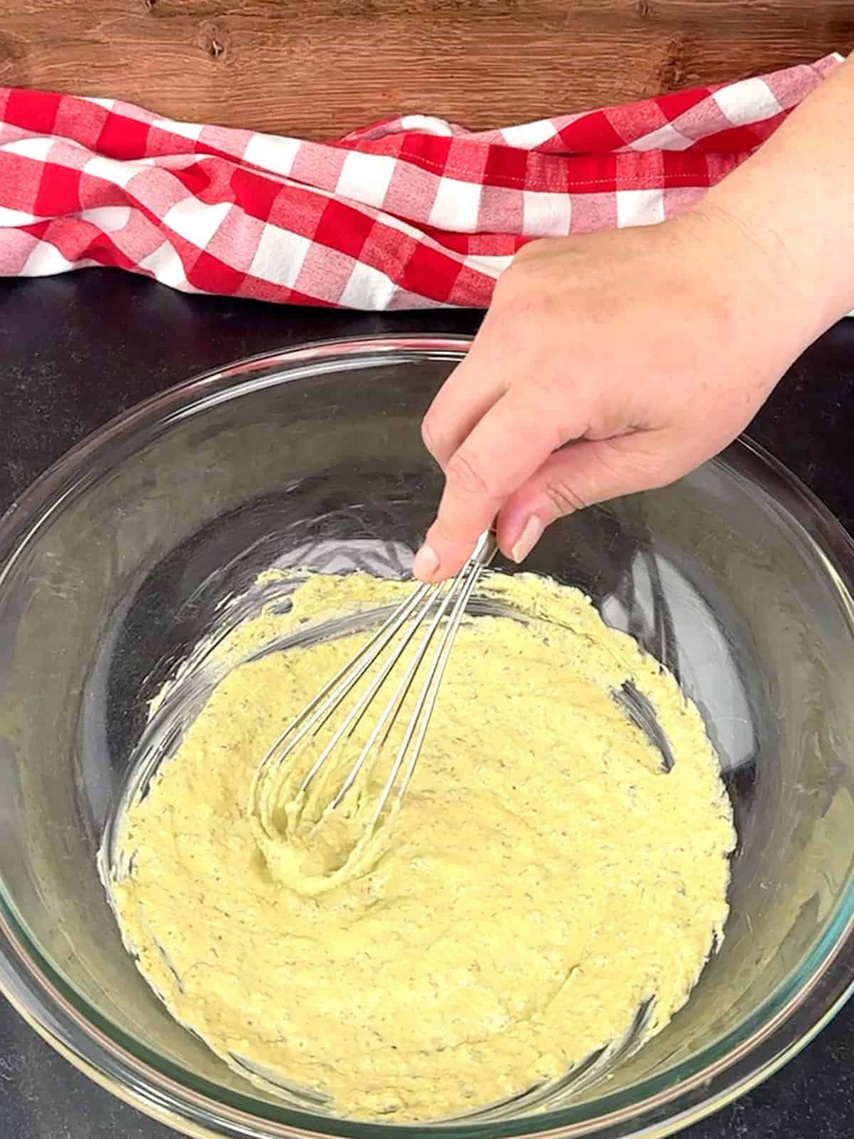 whisking dressing