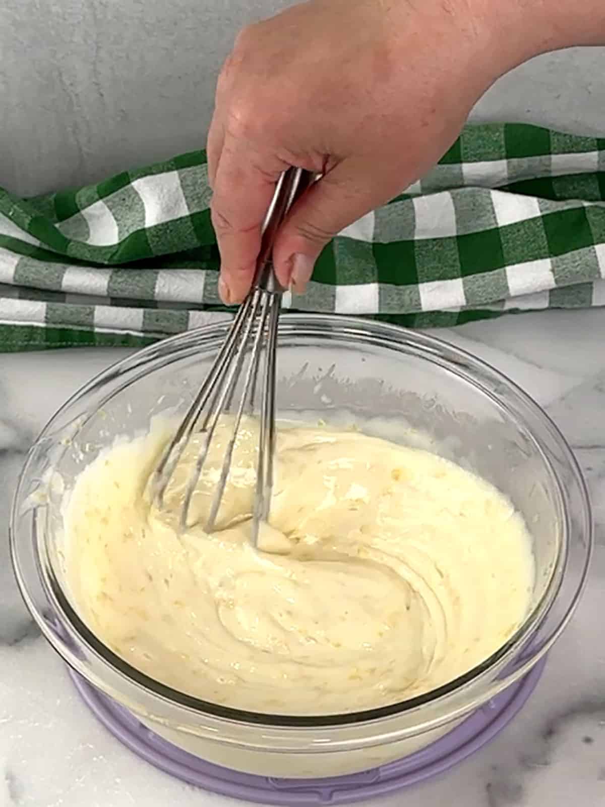 whisking filling