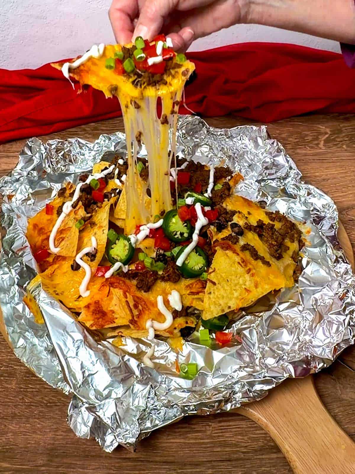 air fryer nachos.