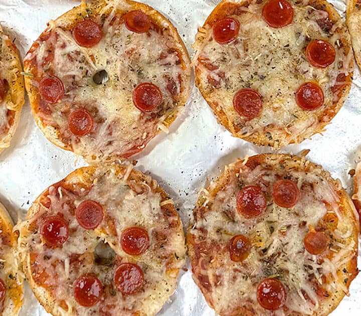 Quick and Easy Mini Pizza Bagels