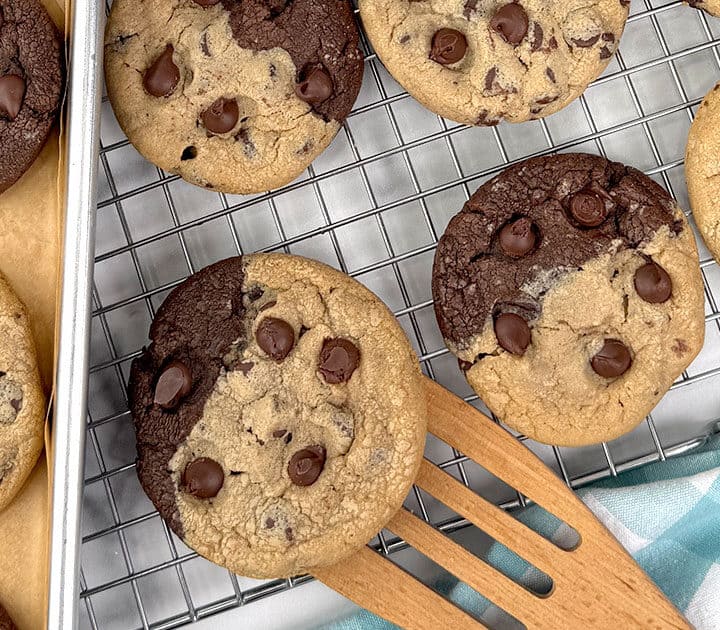 Quick and Easy Ghirardelli Brookie Cookies