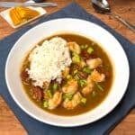 Shrimp and sausage gumbo.