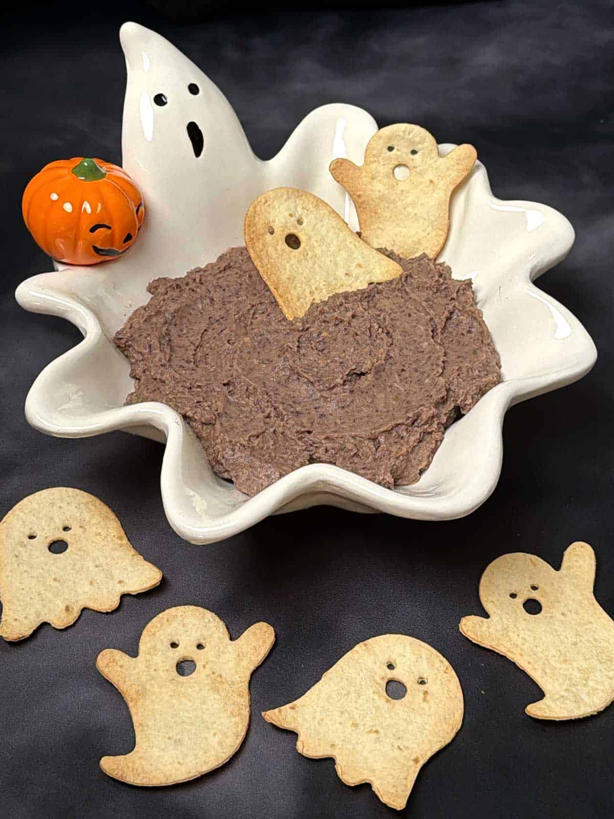 Swamp dip with ghost crackers.