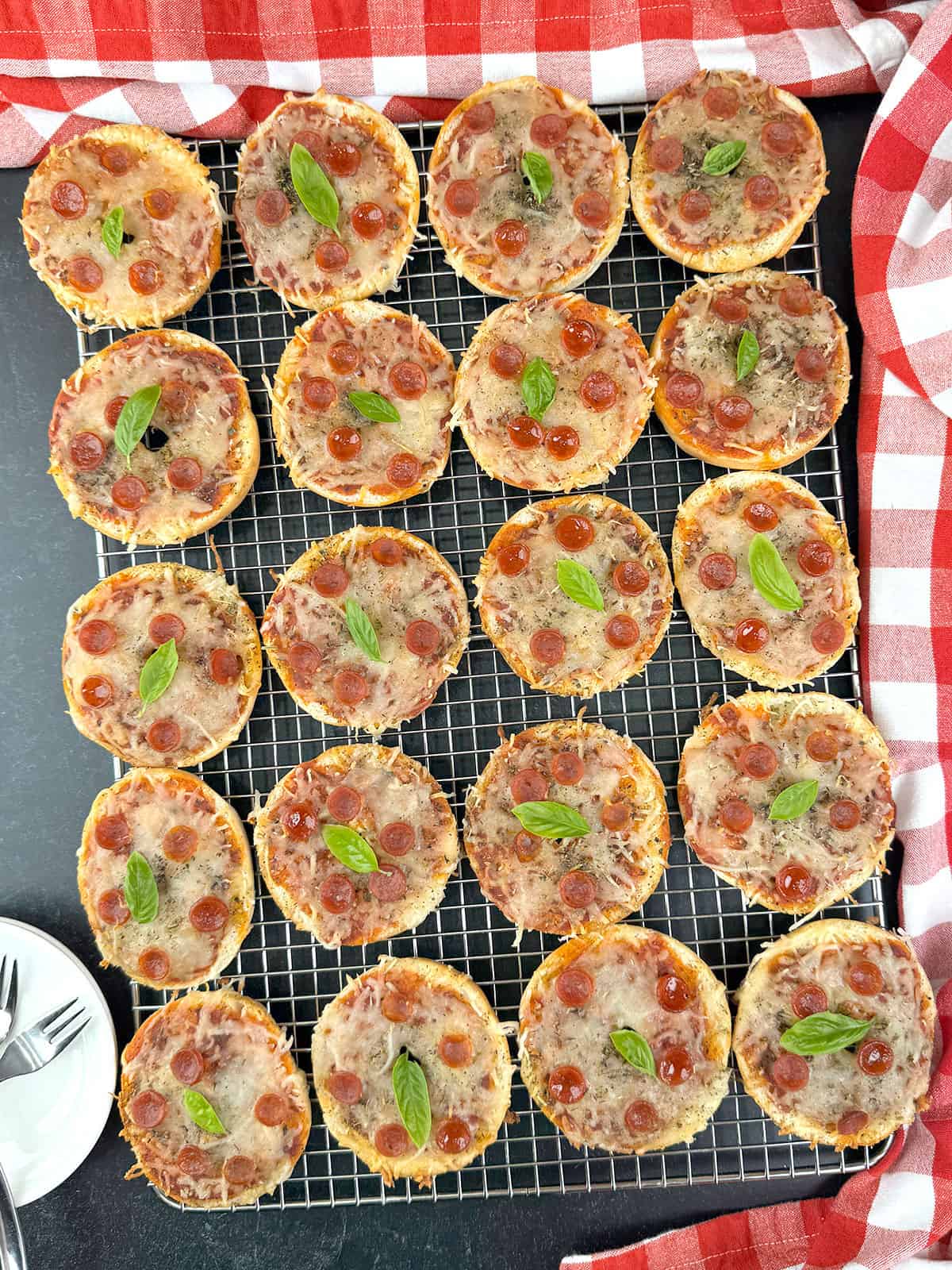 Quick and Easy Mini Pizza Bagels